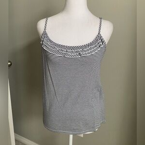 Talbots Striped Black and White Women's Top